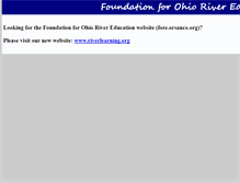 Tablet Screenshot of fore.orsanco.org